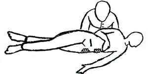 Поворот на бок (от себя)