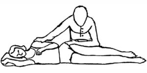 Поворот на спину