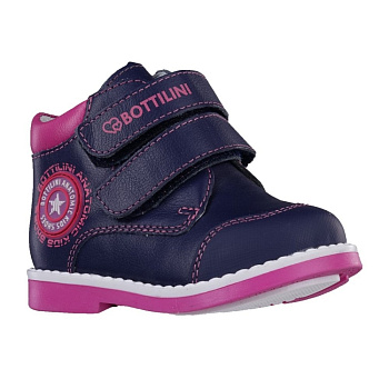 Ботинки демисезонные Bottilini, арт. BO-208(9)_Б, черничный