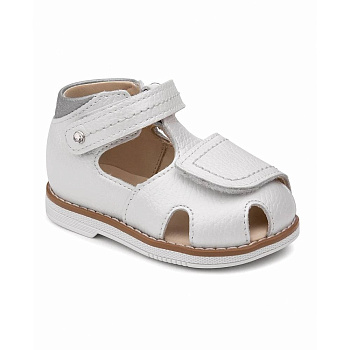 Сандалии закрытые Тапибу Ландыш, арт. FT-26021.23-OL03P.01, перламутр