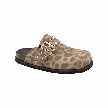 Сабо женские Goekken Heather, арт. 12.43, леопард (SALE)