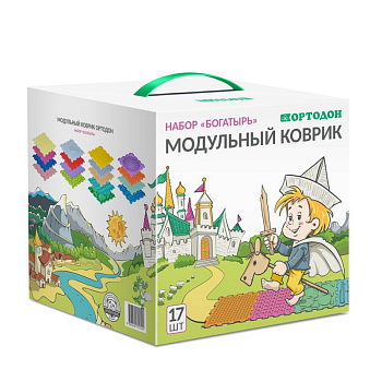Коврик массажный модульный ОРТОДОН набор Богатырь