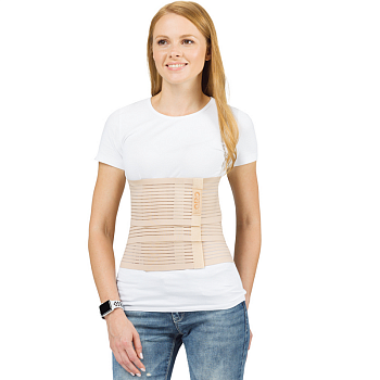 Бандаж послеоперационный абдоминальный ORTO, арт.БП-124, 24 см, универсальный