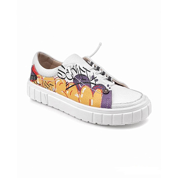 Полуботинки Тапибу Лето, арт. FT-34002.22-OL03O.01, белый/графити (SALE)