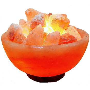 Лампа солевая Stay Gold Ваза с камнями, 3-4 кг.