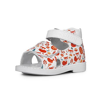 Сандалии открытые Bottilini, арт. SO-248(53), бело-рыжий