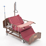 Кровать функциональная с электроприводом MET, арт.17091, с санитарным оснащением, с функцией кардиок