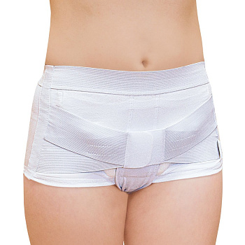 Бандаж грыжевый паховый Крейт, арт.Б-456, женский, двусторонний