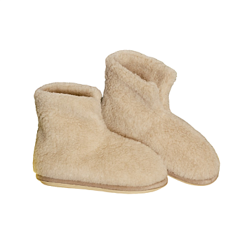 Тапочки Холти Теплушки овечья шерсть, арт. 030101-0200/э, бежевый