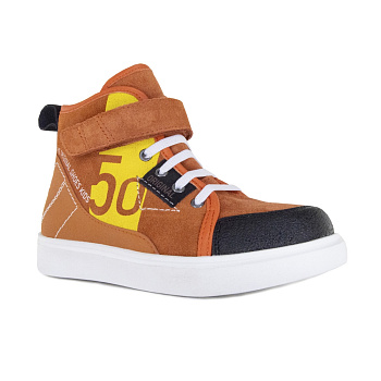 Ботинки демисезонные Ортобум, арт. 37223-05, чеддер (SALE)