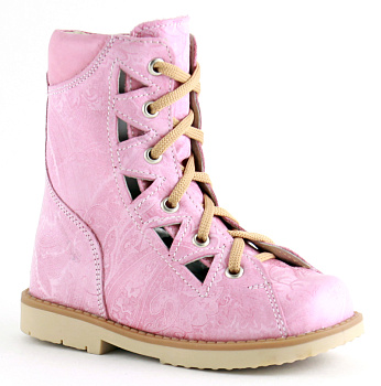 Сандалии закрытые туторные Ортомода, арт. 2197 КП/ш, розовый (SALE)