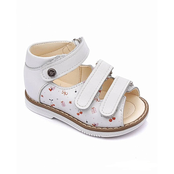 Сандалии открытые Тапибу Ландыш, арт. FT-26036.21-OL03O.01, белый/вишня