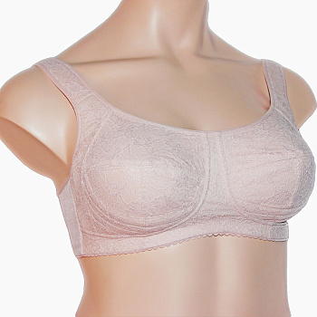 Бюстгальтер под экзопротез Valeria, арт.ЛФ0901 168, серебристый пион