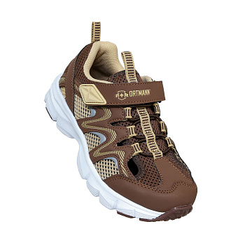 Кроссовки Ortmann KIDS Borken, арт. 23.19, коричневый/бежевый