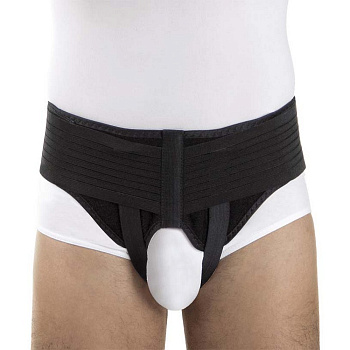 Бандаж грыжевый паховый ORTO, арт.БГ- 112, мужской, двусторонний, усиленный