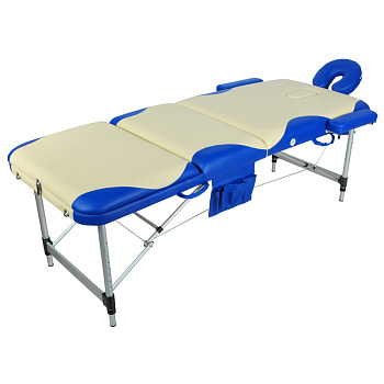 Стол массажный, Med-Mos, JFAL01A, арт.JFAL01A, 3 секции, алюминиевая рама
