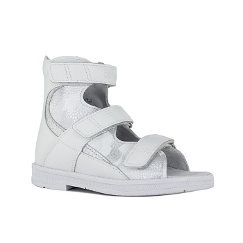 Сандалии открытые стабилизирующие Ортобум, арт. 71597-33, белый милитари