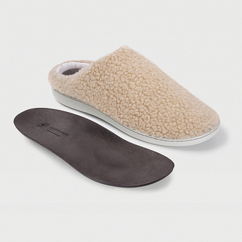 Тапочки LUOMMA, арт. LM-803.001, белый мех