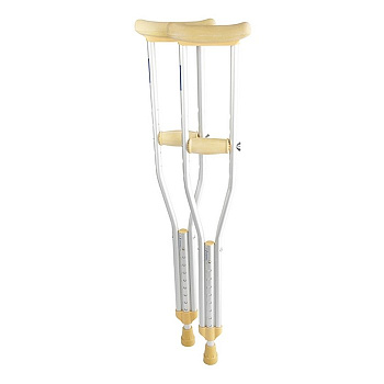 Костыли алюминиевые, арт.10023/U, с выдвижным УПС