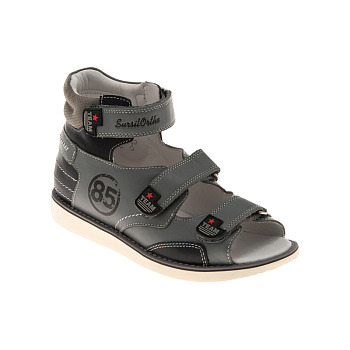 Сандалии открытые стабилизирующие SursilOrtho, арт. 15-309М, черный/серый