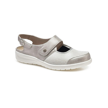 Сандалии женские Solidus Heaven (SolicareSoft), арт. 27500-H-20952, серый металлик (NEW)