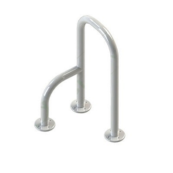 Поручень для туалета и ванной комнаты Аверсус, арт.Т2Л-18х50х22-32, левый