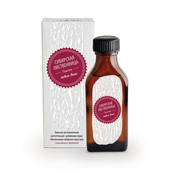 Бальзам Лиственница сибирская подсочка с каштаном и зверобоем