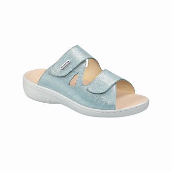 Сандалии женские Dr.Spektor, арт. 2304-4D-55, бирюзовый/перламутр (SALE)