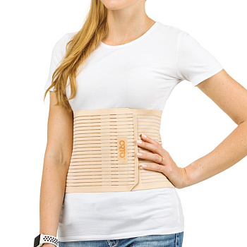 Бандаж послеоперационный абдоминальный ORTO, арт.БП-112, 20 см, женский