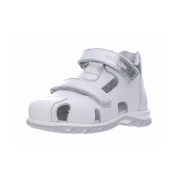 Сандалии закрытые Bottilini, арт. SO-135(25), серебристый