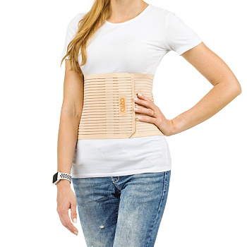 Бандаж послеоперационный абдоминальный ORTO, арт.БП-122, 24 см, женский