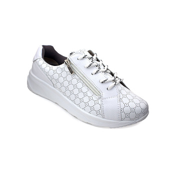 Полуботинки женские LUOMMA, арт. LM-708.005A, ажур белый