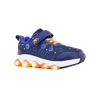 Кроссовки Ортобум, арт. 32223-24, синий с оранжевым