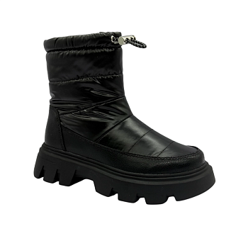 Ботинки зимние Ortmann KIDS Geisa, арт. 25.17, черный глянец (NEW)