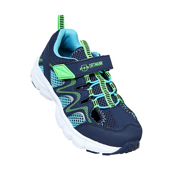 Кроссовки Ortmann KIDS Borken, арт. 23.19, темно-синий/лайм