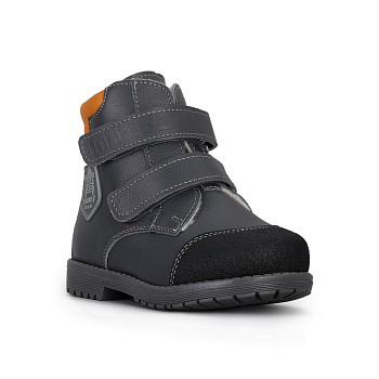 Ботинки демисезонные Bottilini, арт. BO-313(8)_Б, черно-серый