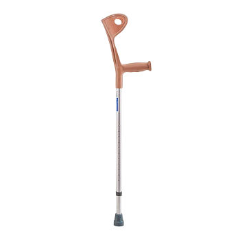 Костыль локтевой алюминиевый, арт. 10079, с выдвижным УПС, хром