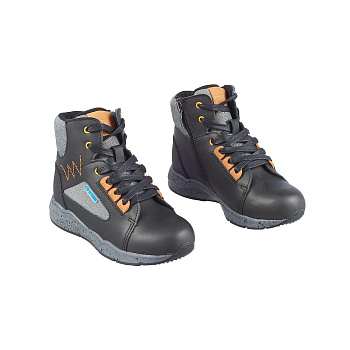 Ботинки зимние Ortmann KIDS Homs, арт. 7.28.2, черный/серый (SALE)