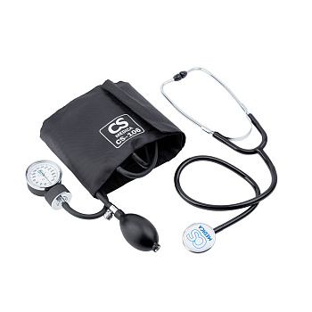 Тонометр механический на плечо CS Medica CS-106/106М манжета универсальная (M-L) с фонендоскопом